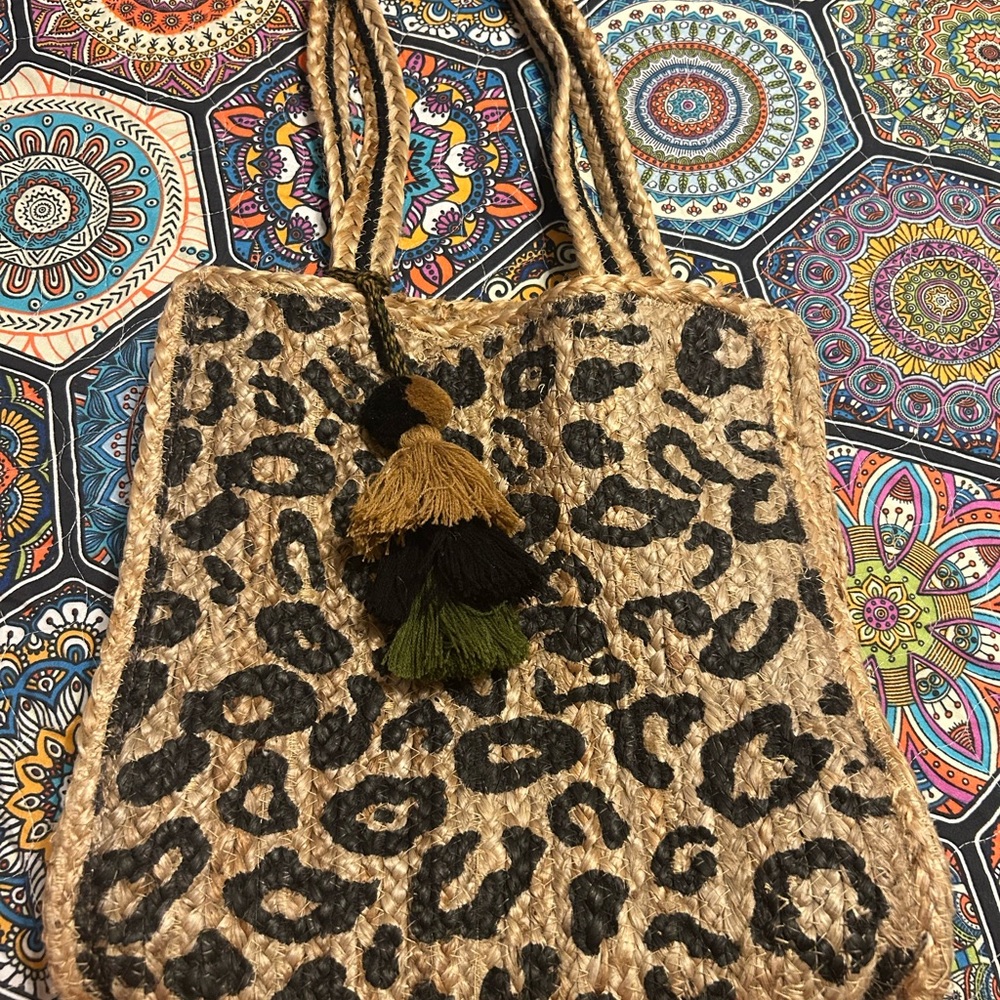 Leopard Print Tote Bag